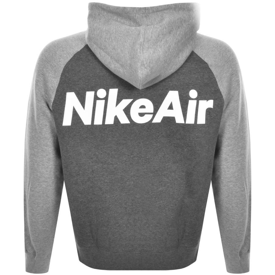 Alternative Image for ProductNike Air Full Zip Logo Hoodie Grey3